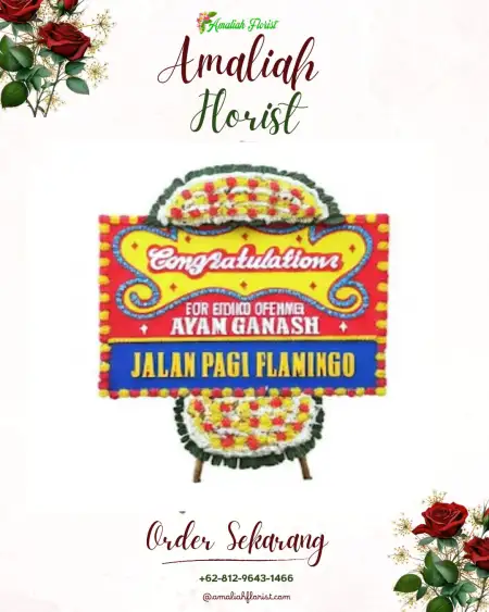 Sewa Papan Bunga Kayu Kubu